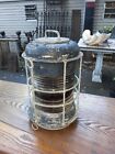 Antique Nautical Ships Light  Copper And Steel