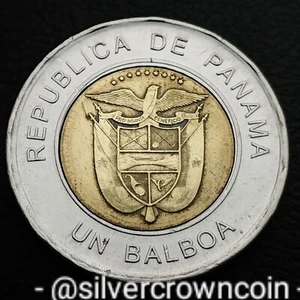 Panama 1 Un Balboa 2011. KM#141. Bimetallic One Dollar coin. Canada Mint.  - Picture 1 of 7