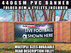 LIVE FOOTBALL SHOWN HERE PUB BAR BANNER SIGN SIGNS Indoor Outdoor SKY SPORTS PVC