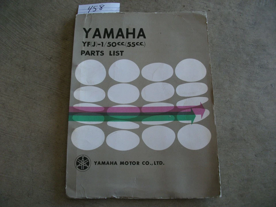 YAMAHA YF(J)-1 / 50cc (55CC) запчасти список руководство - Изображение 1 из 1