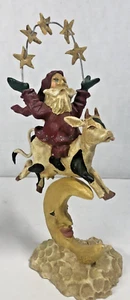 Vintage Enesco Lefever SInterclass Cow Jumping Over the Moon Figur 1995 - Bild 1 von 21