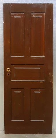 24"x68" Antique Vintage Old Interior SOLID Wood Wooden Closet Pantry Door Panels Cover