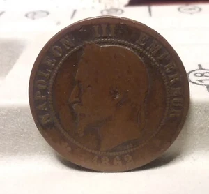 Francia - 10 céntimos 1862 - Napoleón III - Imagen 1 de 2