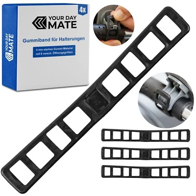 YOUR DAY MATE Gummiband Fahrradlicht Befestigung Handyhalter Fahrradring Gummi Riemen Band Set