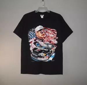 Camicia Vintage Dale Earnhardt #3 NASCAR Lee Sport Nera Adulto Media M - Foto 1 di 7