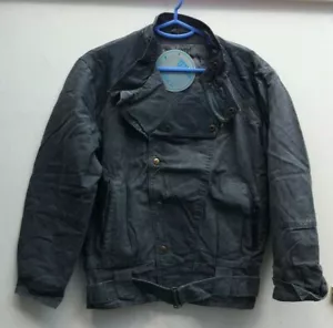 Vintage 90s Naughty Clothing Unisex Leather trim cotton Padded Jacket UK Size XS - Bild 1 von 10