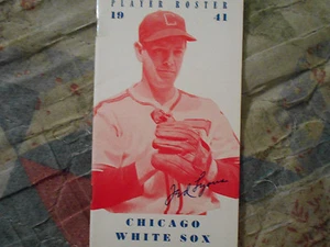 1941 Chicago White Sox Media Guide Anuario ROSTER TED LYONS Programa Libro de Prensa - Imagen 1 de 3
