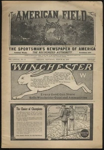 AMERICAN FIELD hunting fishing dogs shooting meets field trials 3/30 1918 - Picture 1 of 1