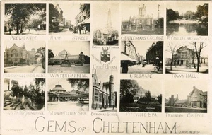 FOTO REAL POSTAL MULTIVISTA DE CHELTENHAM, GLOUCESTERSHIRE - Imagen 1 de 2