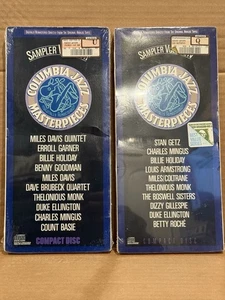 Columbia Jazz Masterpieces Sampler Vol. 2 & 4 Jazz Sampler Sealed Long Box - Picture 1 of 3