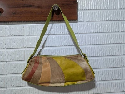 Paolo Masi сделано в Италии женщин многоцветный пони волос кожаная сумка  - Изображение 1 из 4