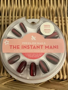 Olive & June The Instant Mani Uñas Prensadas Medio Terciopelo Obsesionado 42ct - Imagen 1 de 3