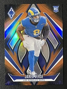 2024 Panini Phoenix #192 Jared Verse RC Orange Fade Los Angeles Rams - Picture 1 of 2