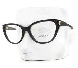 Jimmy Choo Eyeglasses JC 3011 5000 Glasses Polished Black Gold 54mm with Case - Picture 1 of 7