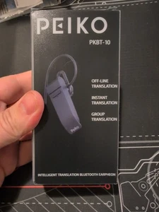 Peiko Traduttore Lingua Auricolare Bluetooth Nuovo - Foto 1 di 3