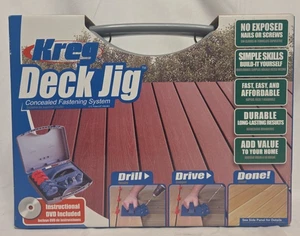 Kreg Deck Jig Kit Concealed Fastening System with Instructional Video NEW - Picture 1 of 5