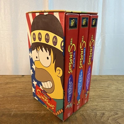The Best Of The Simpsons 3 VHS Box Set 1998 Volumes 7-9 (0330-0332) Vintage - Image 1 of 4