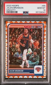 Jalen Brunson PSA 10 Gravity # 4/75 Hoops 2023 Panini New York Knicks 65 NBA - Foto 1 di 3