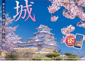 2026 Calendar CASTLE in Japan Japanese Wall Hanging Monthly - Picture 1 of 7