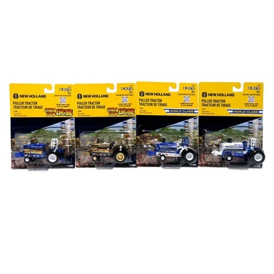 4-PULLERS NEW HOLLAND START YOUR ENGINE  WORLD CLASS  CHASE & REGULAR  ERTL 1:64 - Image 1 of 3