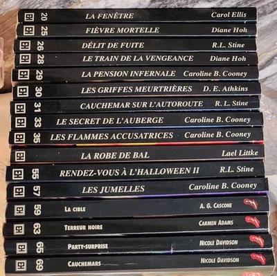 Lot de 16 Frissons 20, 25, 26, 28, 29, 30, 31, 33, 35, 55, 57, 59, 63, 65, 69 - Image 1 of 4