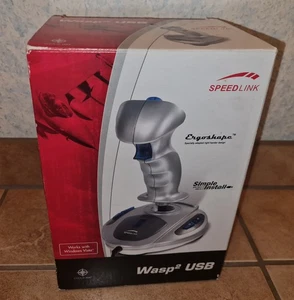Speedlink WASP² (SL-6612-SSV) Joysticks mit Ovp CD Ergoshape USB Coolie Hat - Bild 1 von 11
