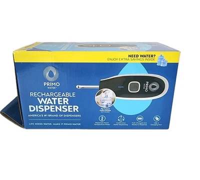 Dispensador de bomba de agua recargable portátil Primo se adapta a botellas de 3 y 5 galones  Foto 1 de 3