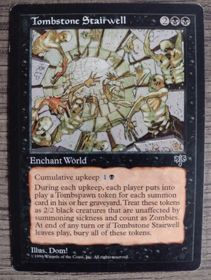 MTG ~ Tombstone Stairwell ~ Mirage #149 ~ English ~ Rare ~ Reserved List ~ LP - Image 1 of 2
