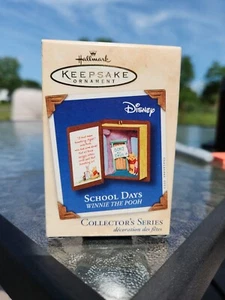 New - Hallmark School Days Winnie The Pooh Collector;s Series Ornament QXD4983 - Picture 1 of 4