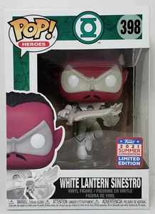 ¡Funko Pop + Protector! Linterna Blanca Sinestro Heroes #398 *Como Nuevo en Stock* - Imagen 1 de 12
