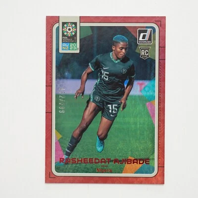 Rasheedat Ajibade 2023 Panini Donruss Women’s World Cup /299 Rookie Red #125 - Image 1 of 2