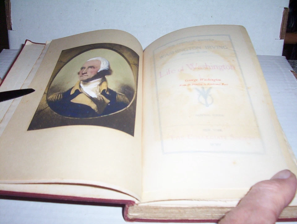 "Life of Washington; Life and Letters" by Washington Irving (1905) **2 Volumes** - Image 1 of 4