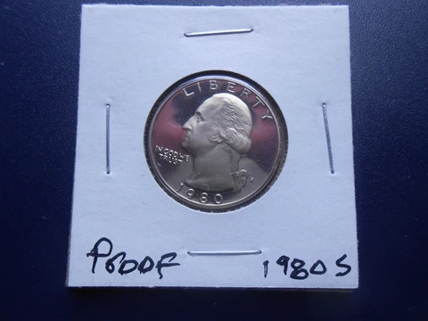 1980 S Proof Washington Quarter Cover