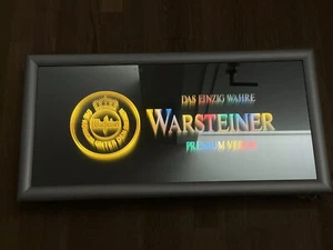 Warsteiner Bier Leuchtreklame aus 80er-90er Jahre Top Zustand - Bild 1 von 3