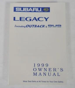 Subaru Legacy Outback & SUS 199 Owner's Manual, EXC, Looks Unused - Picture 1 of 6