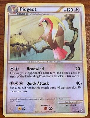 2011 Pokemon Call of the Legends Pidgeot #30/95 Free Shipping