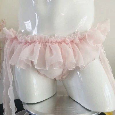 Hombres Gay Dama Capas Chifón Bragas Calzoncillos Ropa Interior Lencería Sexy Juegos con disfraces Lindo Foto 1 de 4