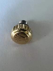 New Genuine Rolex B24-704-8-G1 7mm 18k Yellow Gold Crown Submariner Daytona - Picture 1 of 3