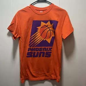 T-shirt Majestic Hardwood Classics Phoenix Suns taglia small arancione stampa grafica - Foto 1 di 4