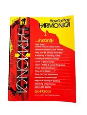 How To Play Harmonica Instantly Music Book-by Marcos-Vintage 1985 Music Book