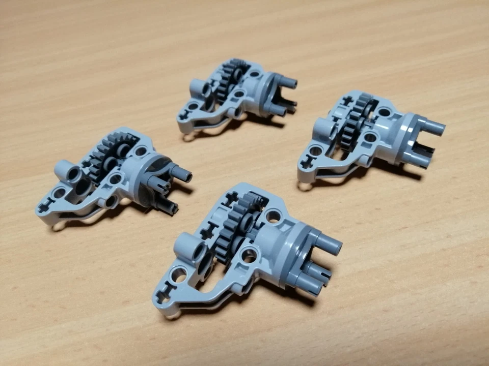 LEGO Technic 4 x Radaufhängung 92909 92908 / Technik Radlager Portalachse - Bild 1 von 4