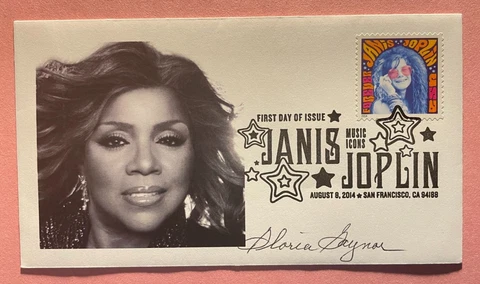 SIGNED GLORIA GAYNOR FDC AUTOGRAPHED FIRST DAY COVER - I WILL SURVIVE! Cover