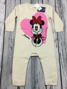 Pagliaccetto Maglione Minnie Mouse Baby Gap Bambina 0-3 Mesi. Nuovo con etichetta - Foto 1 di 5