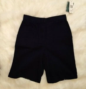 Lauren Ralph Lauren Hyanni Sport Navy Blue Cotton Twill Chino Shorts Womens 6 - Picture 1 of 4