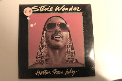 Stevie Wonder Hotter Than July 12" LP Vinyl Record Original 1980 Motown SEALED!! - Image 1 of 4