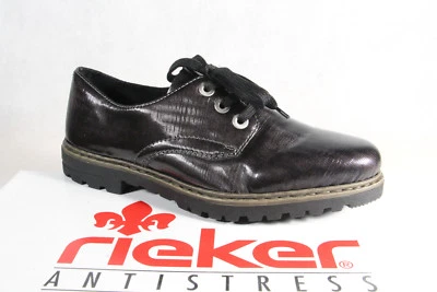 Rieker Women Lace-up Slipper Half Shoes, Sneakers Gray M4809 NEW! - Image 1 of 4