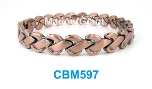 Men Copper link high power magnetic bracelet CBM597 - Bild 1 von 1