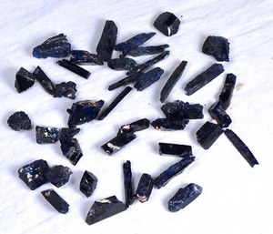 #3737 Azurite Crystals - Krochne, Morocco [ONE PIECE] - Picture 1 of 4