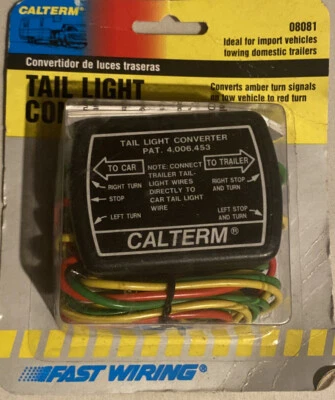 NOS 1995 Calterm Tail Light Converter #08081   - Image 1 of 2