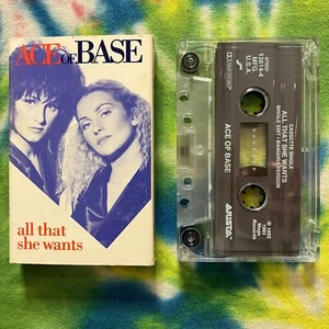 Ace Of Base All That She Wants Cassette Tape Single - Picture 1 of 2